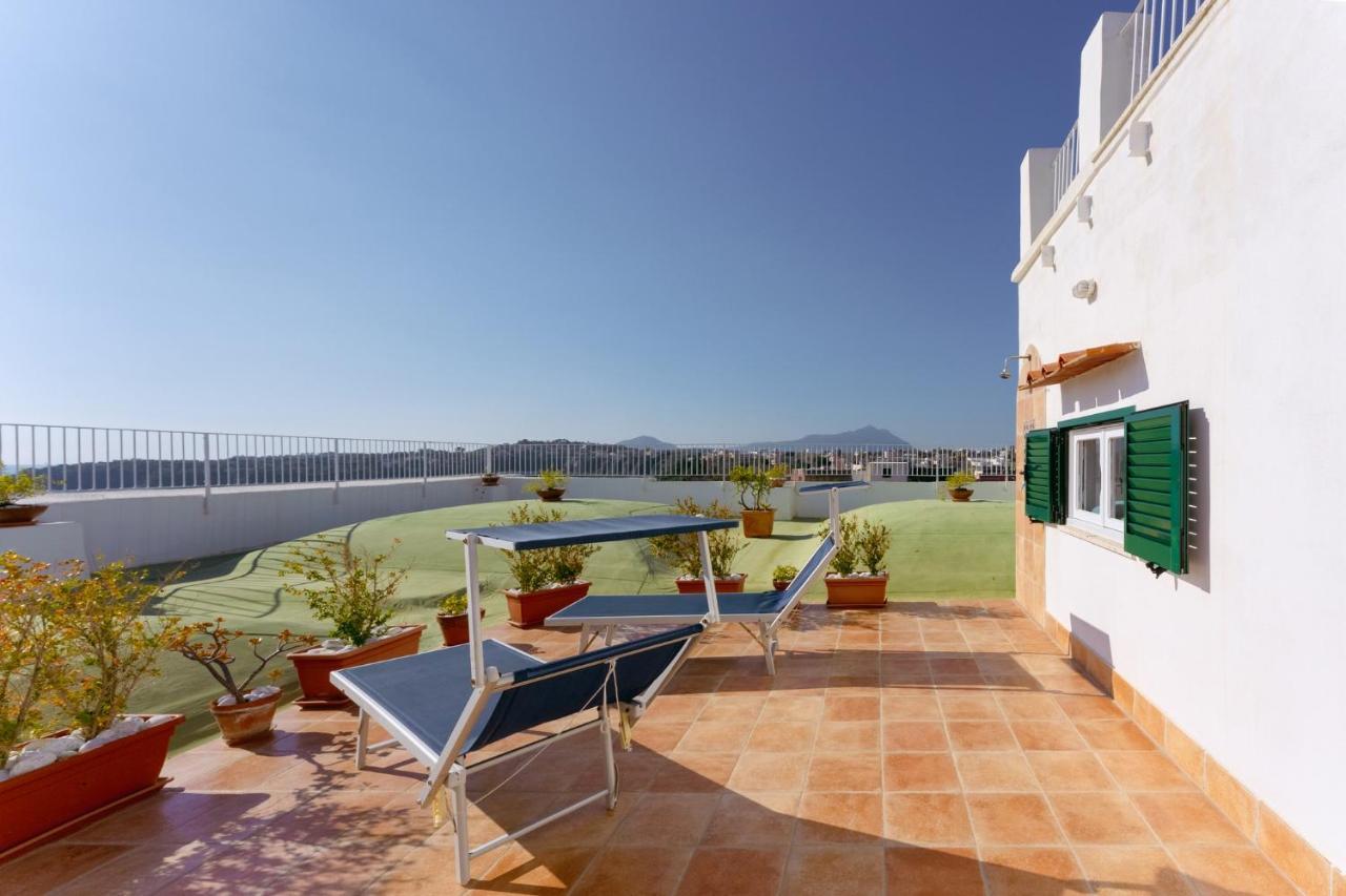 Torretta Corricella- Punta Pizzaco Lägenhet Procida Exteriör bild